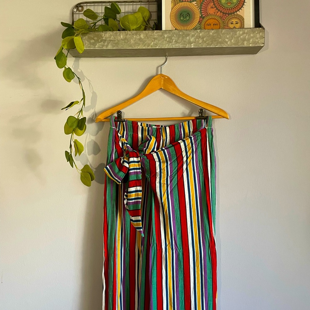 Flowy striped pants